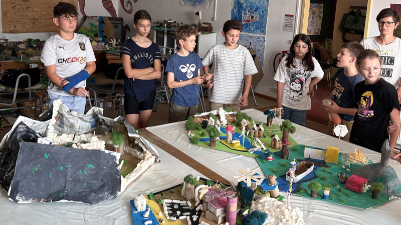 Eine  Welt auf einem Quadratmeter  