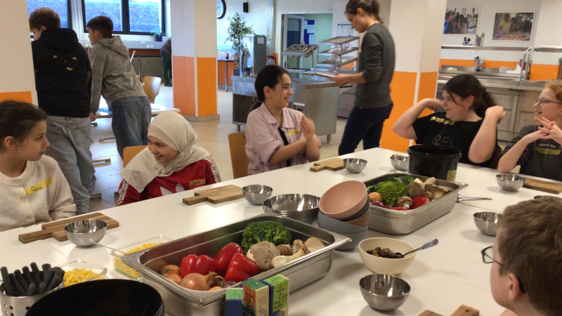 Aktion nachhaltige Pizza an den JKP