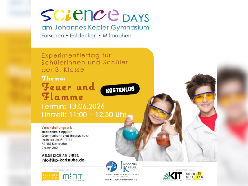 Experimentiertag: "Feuer und Flamme"